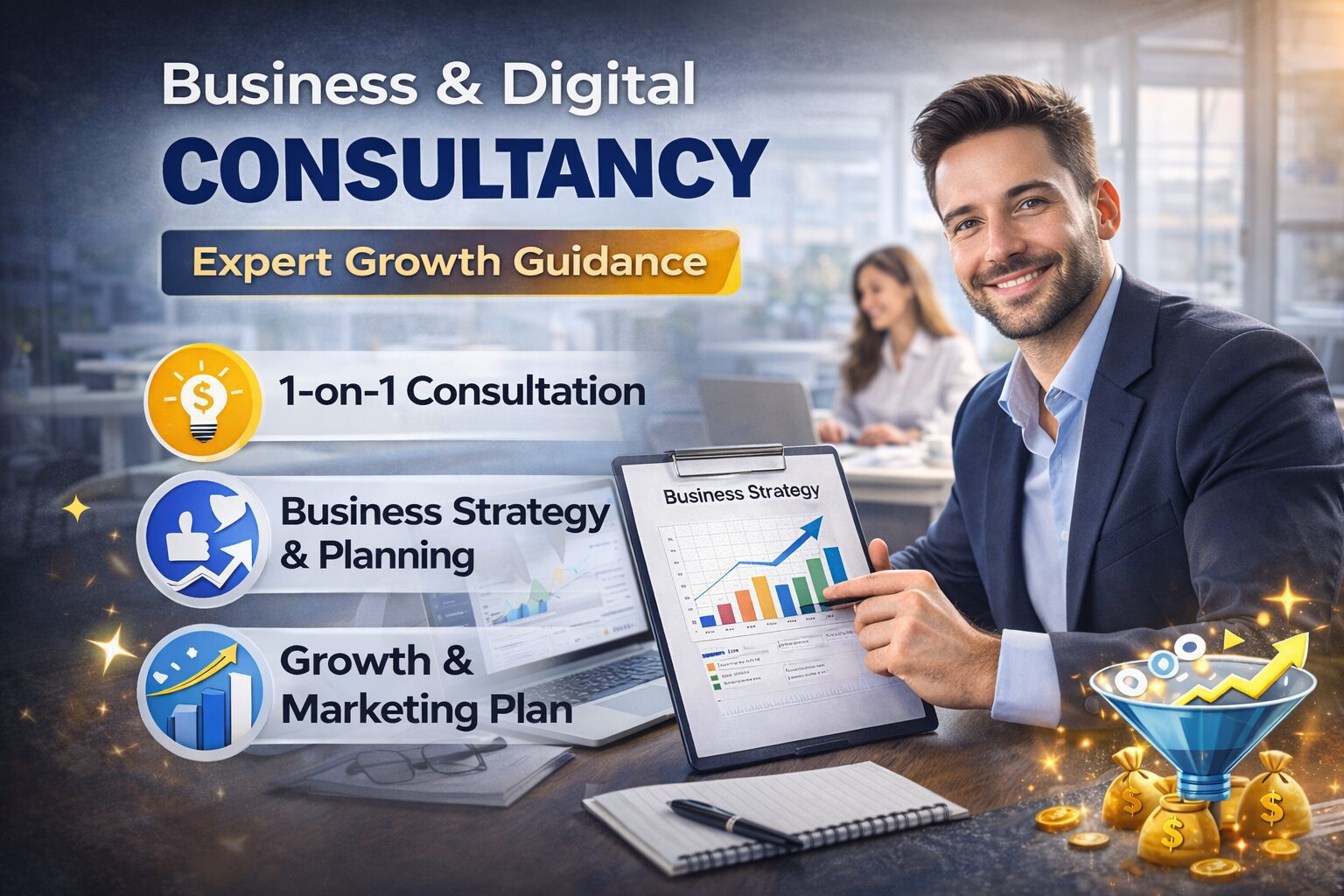 Business & Digital Consultancy – Expert Growth Guidance