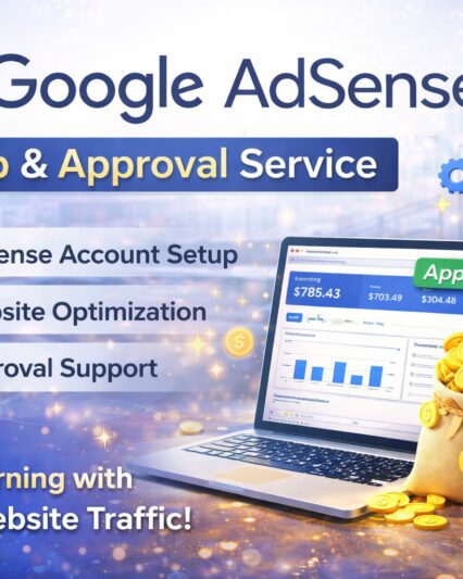Google AdSense Setup & Approval Service